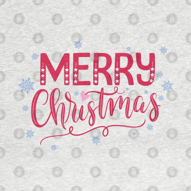 Merry Christmas Hand Lettering by CalliLetters